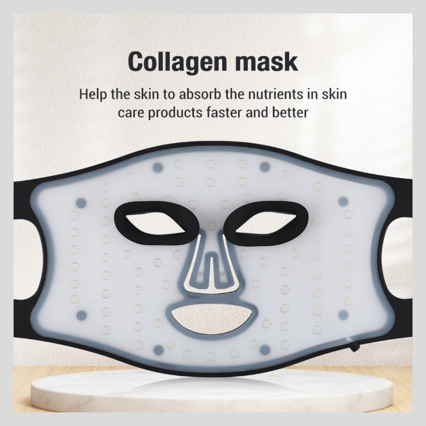 PURESKIN Beauty Care LED Light Therapy Face Mask