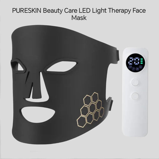 PURESKIN Beauty Care LED Light Therapy Face Mask